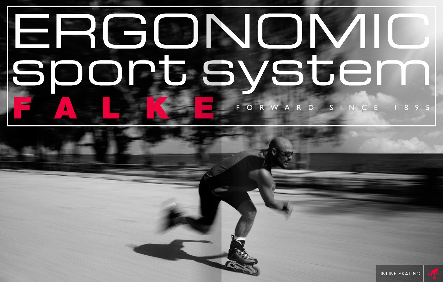 double-page avec visuel sport live - inline skating